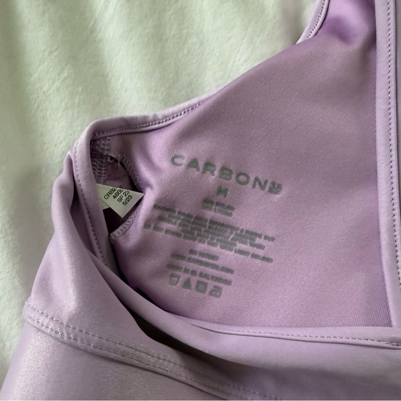 Carbon38 Lavender Racerback Sports Bra - Picture 3 of 3